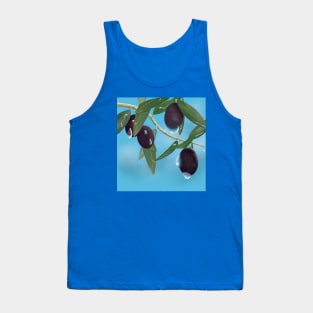 Olives with water drops Tank Top